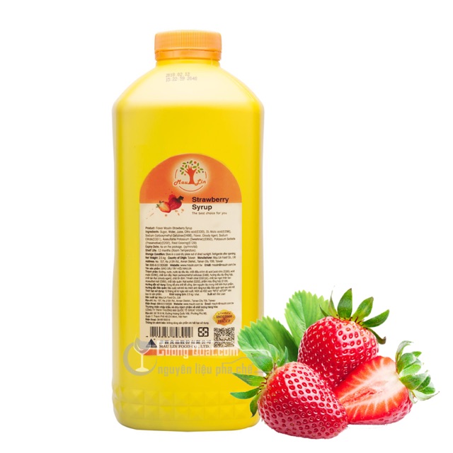 Siro Dâu Maulin 2,5kg