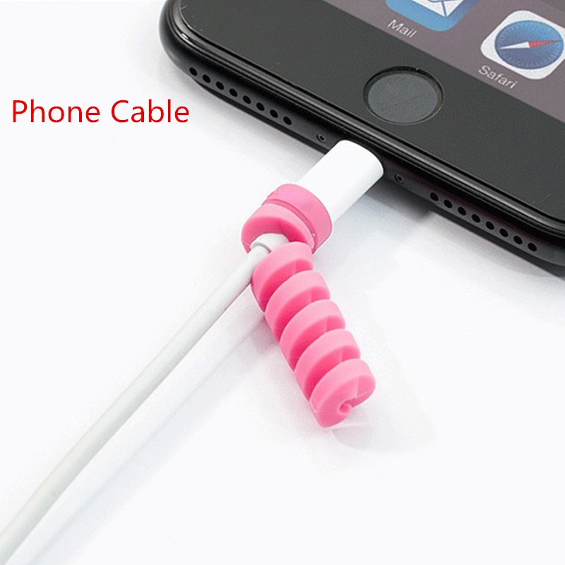 ASUS SAMSUNG Phụ Kiện Bảo Vệ Đầu Dây Cáp Chống Gãy Hình Động Vật Dễ Thương