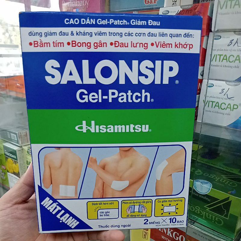✅ [Chính Hãng] SALONSIP Gel-Patch (Hộp 10 bao)