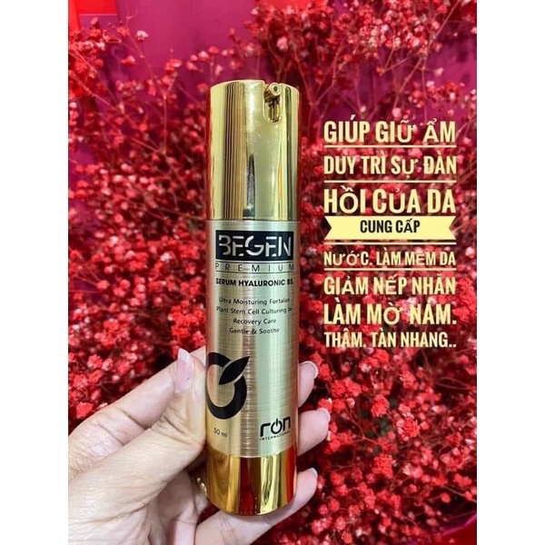Tinh chất cấp ẩm hyaluronate B5 Begen Premium , dành cho da mụn , da thiếu nước , phục hồi , giảm dầu