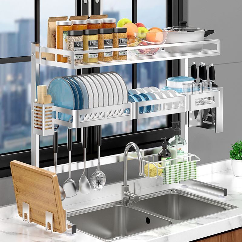 Kệ Đựng Chén Bát INOX 304 Đa Năng  1 - 2 Tầng, Kệ Úp Bát Đĩa Tiện Ích Inox Cao Cấp, Siêu Bền Siêu Đẹp MKS003