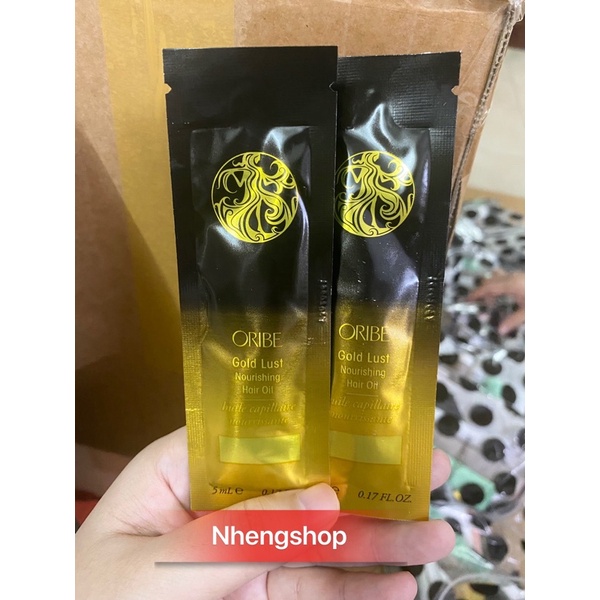 [ Sample 5ml ] Dầu Dưỡng Phục Hồi Tóc Hư Tổn Oribe Gold Lust Nourishing Hair Oil