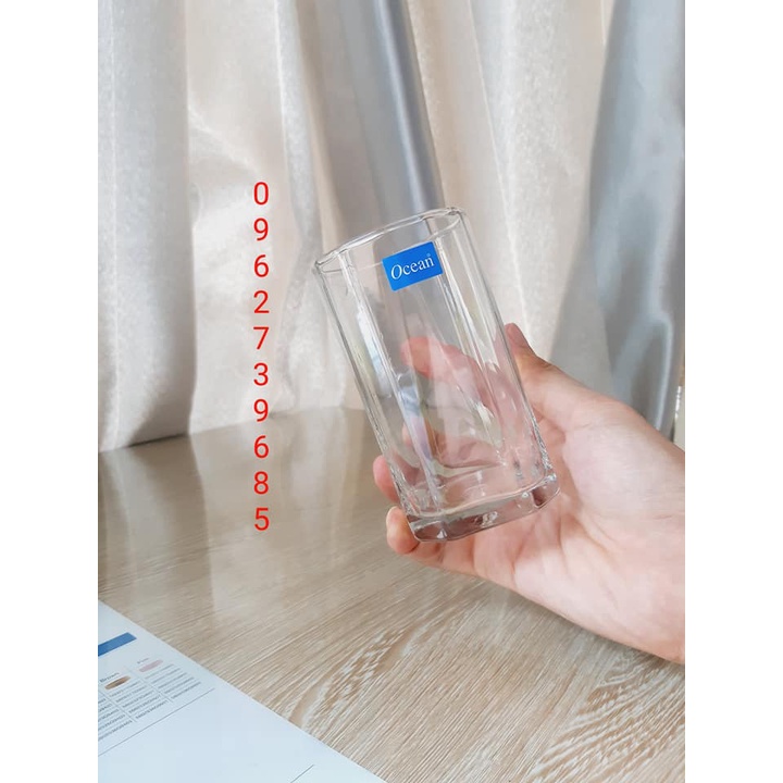 Bộ 6 Cốc ocean Thủy Tinh Chéo Lỡ Pyramid – B02310 – 300ml