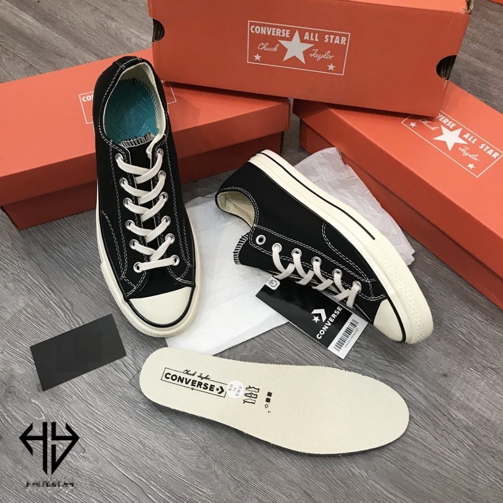 Giày Thể Thao Nam Nữ - Giày Converse CV 1970s Cổ Thấp Đen Học Sinh Đi Học Giá Rẻ Đẹp G02 | BigBuy360 - bigbuy360.vn