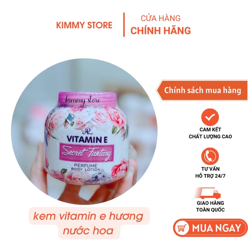 Kem dưỡng ẩm vitamin e aron hương nước hoa 200ml