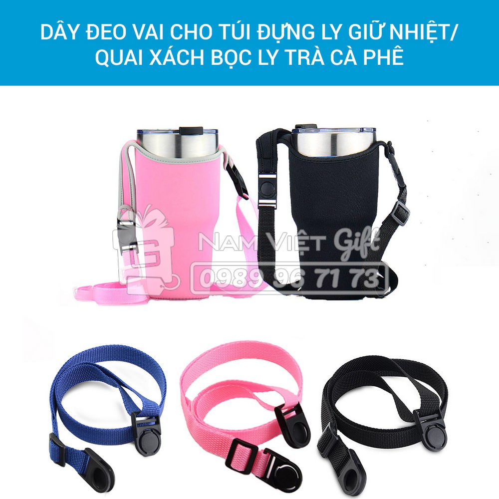 Dây Đeo Nối Dài Cho Túi Đựng Ly Giữ Nhiệt/Quai Xách Bọc Ly Yeti Trà Cà Phê