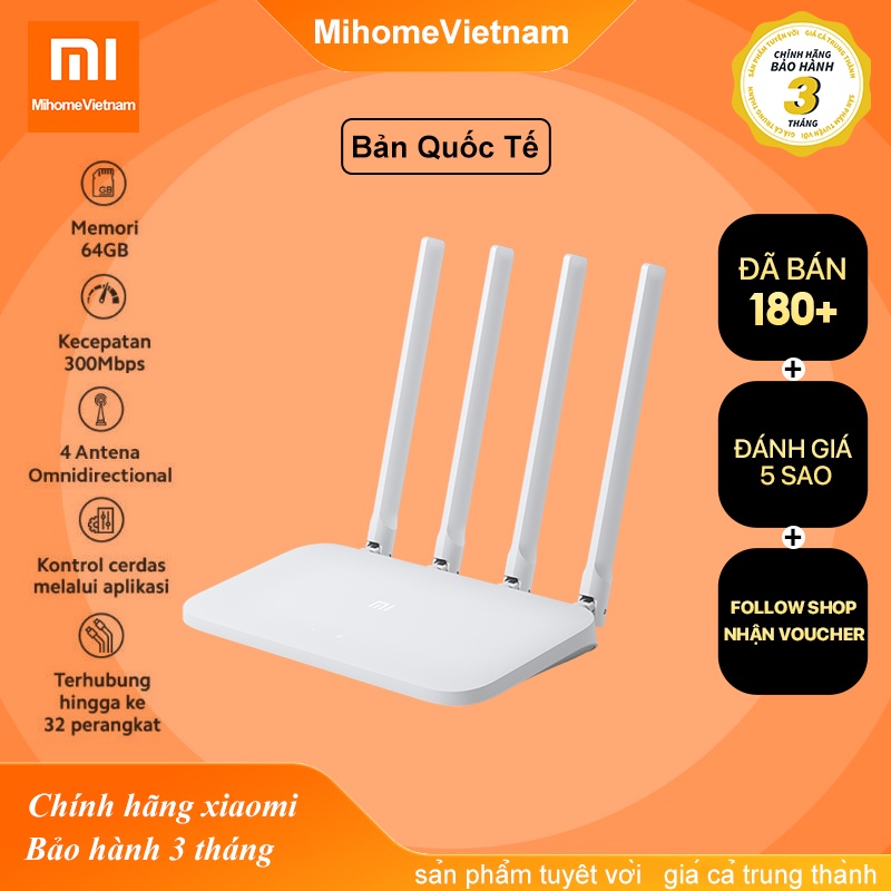 Bộ Phát Wifi Xiaomi Router Gen 4C | Router XIAOMI MIWIFI 4C