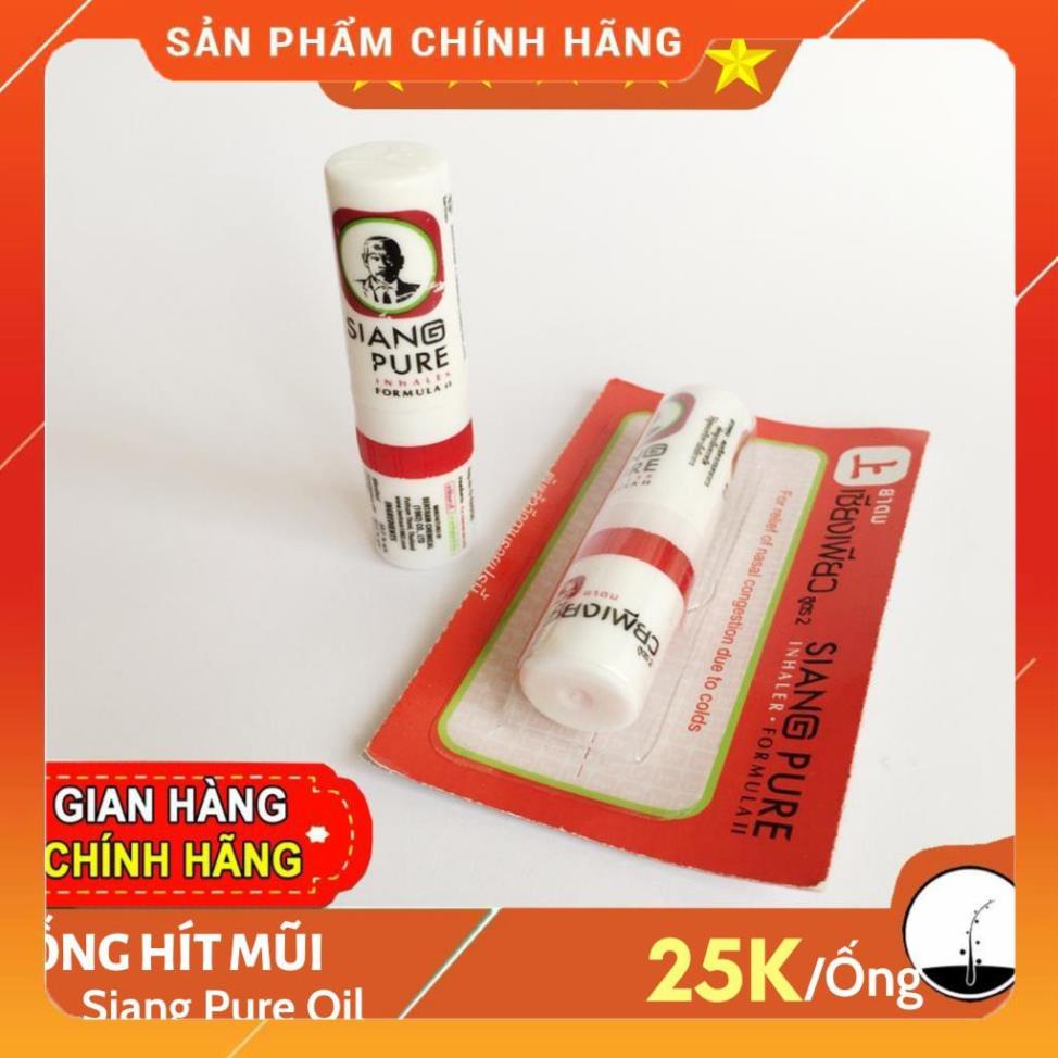 Combo 6 Ống hít mũi Siang pure ông già thái, dầu hít thái lan, ống hít mũi chính hãng