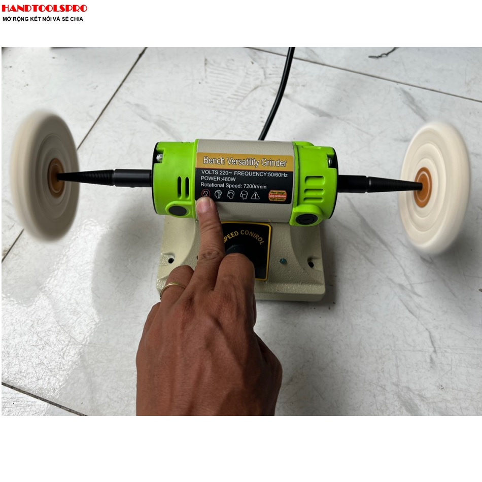 125mm Máy đánh bóng 2 đầu Bench Versatility Grinder BG-3107