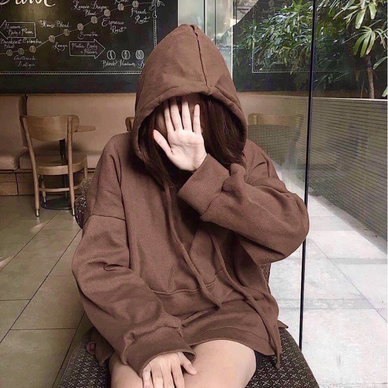 ÁO HOODIE BASIC NÂU CHOCO Dáng Rộng Phong Cách Hàn Quốc | BigBuy360 - bigbuy360.vn