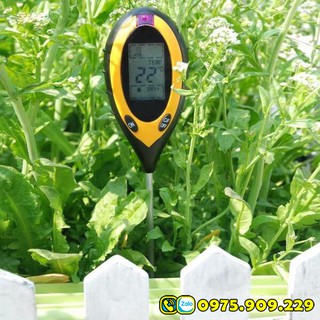 Máy đo, dụng cụ đo độ PH đất 4 trong 1
