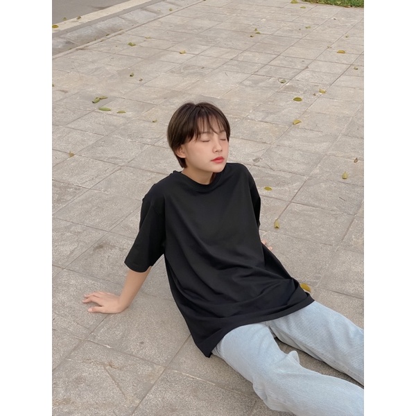 Áo thun nữ cổ tròn trơn ngắn tay cotton đẹp