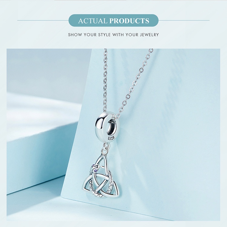 BAMOER Hạt Xâu Chuỗi bạc 925 Dùng Làm Trang Sức Diy