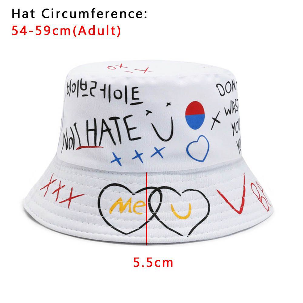 Nón Bucket In Họa Tiết Graffiti Hợp Thời Trang Cho Nam Và Nữ