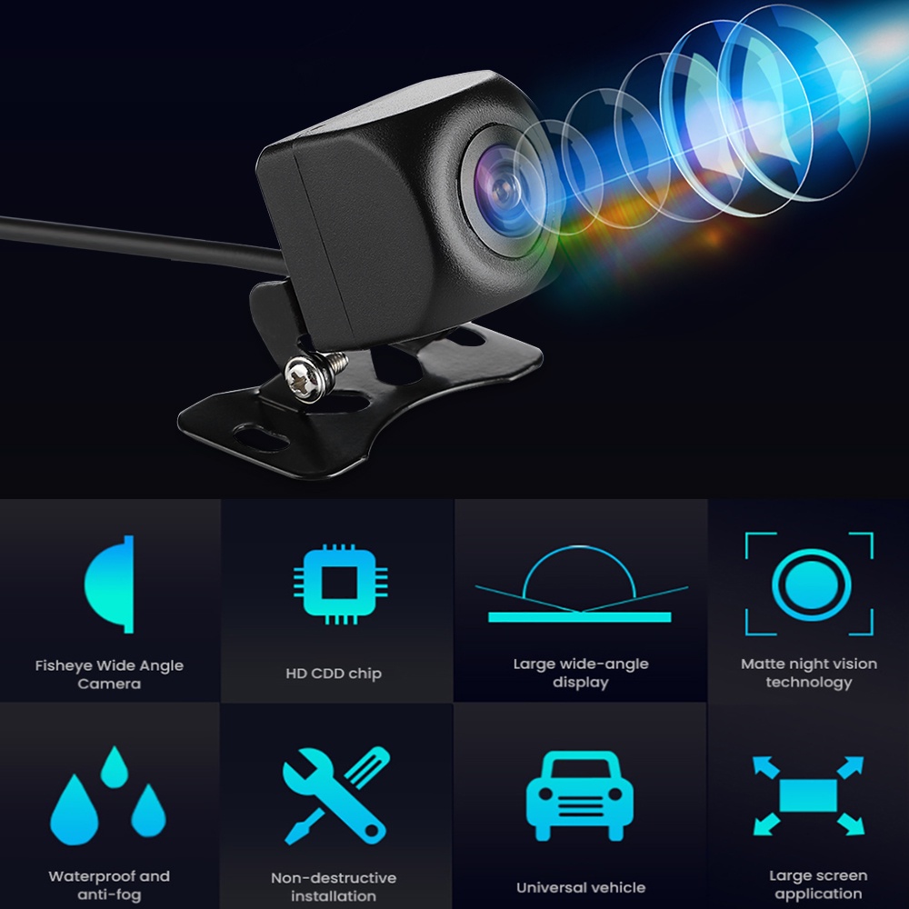 Camera Chiếu Hậu Hình Mắt Cá Nhìn Ban Đêm Góc Rộng 170 Độ Cho Xe Hơi | BigBuy360 - bigbuy360.vn