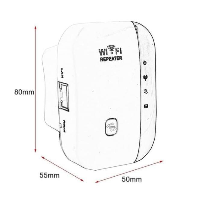 Thiết Bị Khuếch Đại Tín Hiệu Wifi Không Dây 300mbps 0512 | BigBuy360 - bigbuy360.vn