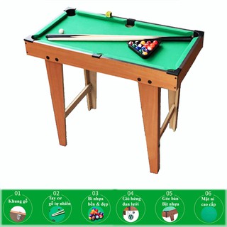 [Cỡ Lớn 69*37 cm] Bàn Bi A Mini Trẻ Em - Bàn Bida Trẻ Em - Thiết Kế Ấn Tượng, Chất Liệu Gỗ An Toàn.