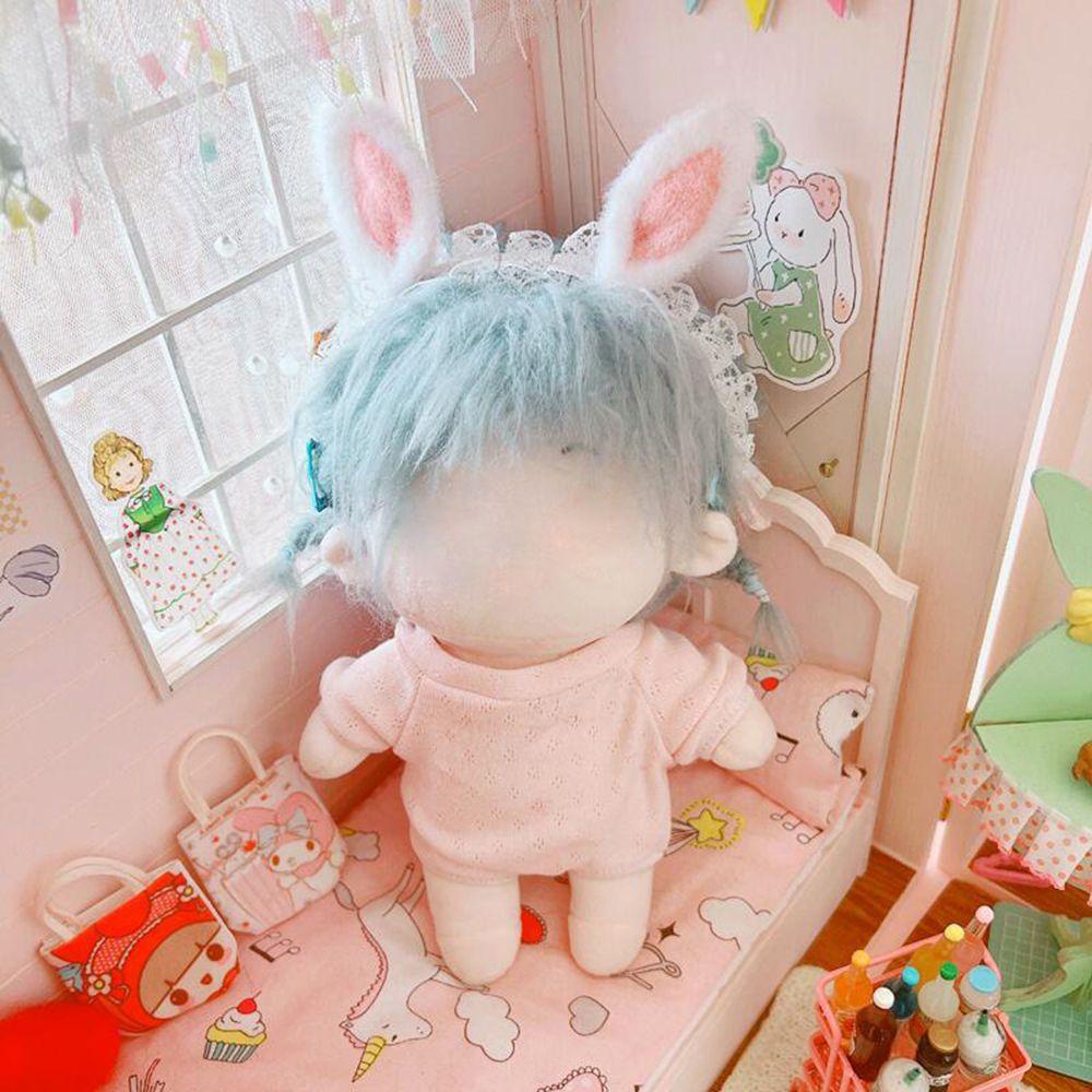 RAINBOW Suit for 20cm/14inch Plush Doll's Clothing Dress Decoration Dolls Accessories Mini Conjoined Garment Mini Clothing DIY Wear Cartoon Dolls Outfit