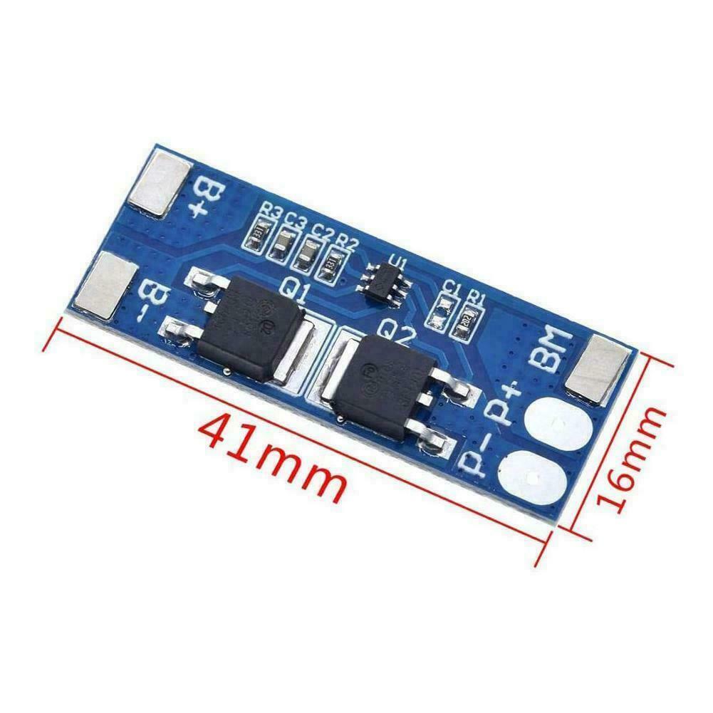 Bảng Mạch Bảo Vệ Pin Lithium Lipo 2s 8a 7.4v 8.4v Z2s8