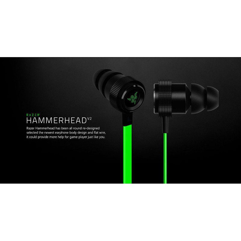 Tai nghe nhét tai chơi game Razer Hammerhead V2 Pro có chức năng cách âm kèm micro