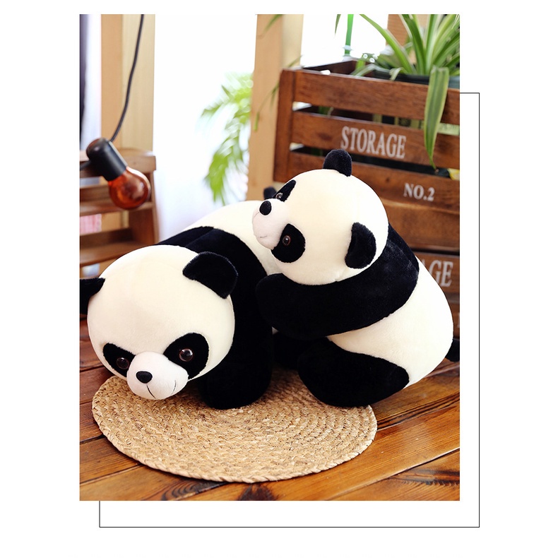 Gối Ôm Hình Gấu Trúc Bằng Nhung Dễ Thương Xinh Xắn