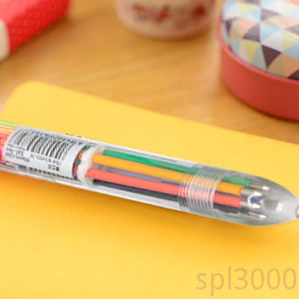 Bút bi 6 trong 1 nhiều màu sắc tiện lợi