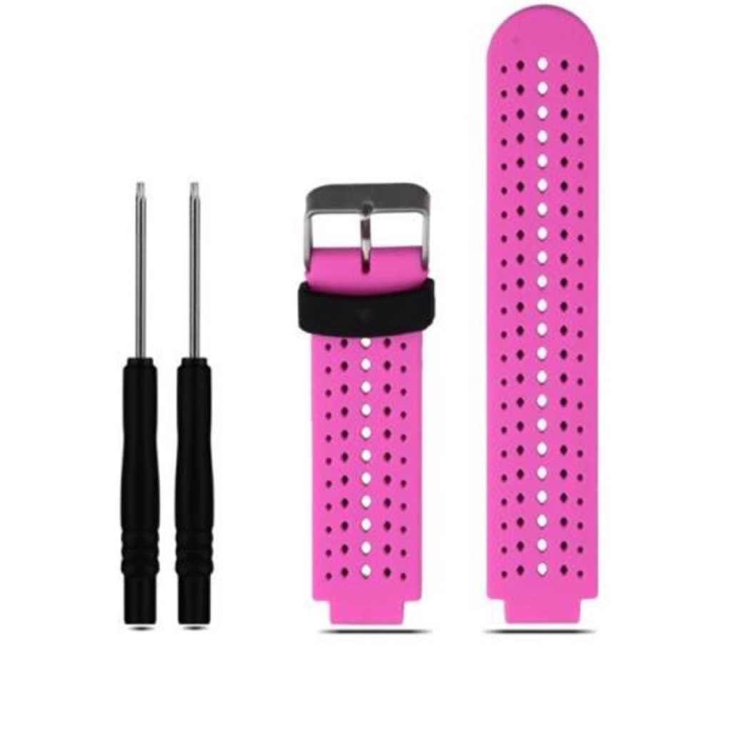 Dây thay thế đồng hồ đeo tay silicone nhiều màu sắc cao cấp thích hợp cho Garmin Forerunner 235 230 220 620 630 735