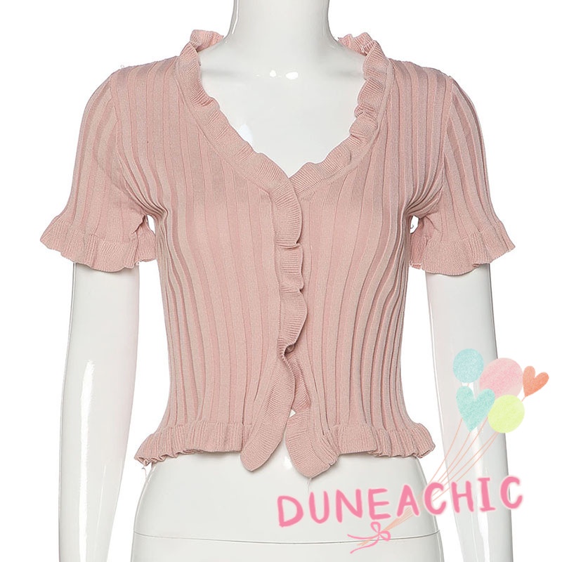 Áo Cardigan Cổ Chữ V Màu Trơn Xinh Xắn Thời Trang Dành Cho Nữ