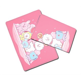 Ví bọc hộ chiếu (passport) hình BT21 - mã BT210001 có in theo yêu cầu