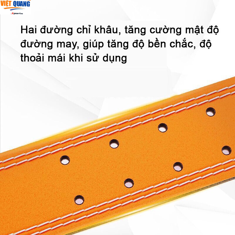 Đai Lưng Tập Gym Chính Hãng FED 1102 Da Bò Cao Cấp