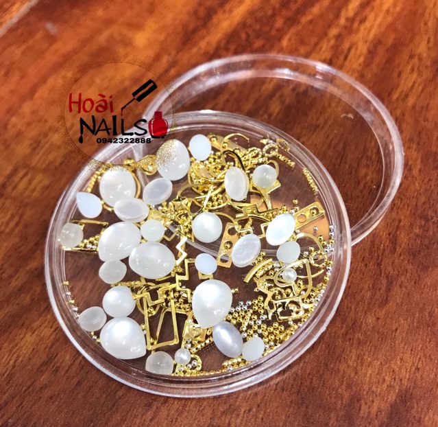 Khay kl + trai mix - Phụ kiện Nail Giá Rẻ