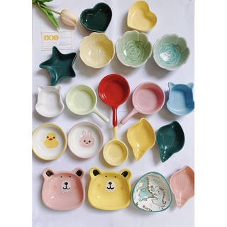 Bát sứ ăn dặm/ Bát nước chấm/ Bát decor gốm sứ nhiều hình dạng, màu sắc hoạ tiết cỡ nhỏ