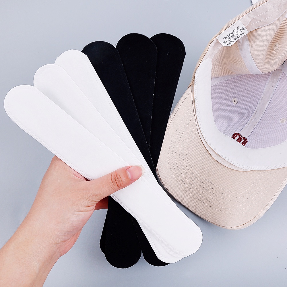 Bộ 10 Miếng Dán Thấm Hút Mồ Hôi Thoáng Khí Dành Cho Cổ Áo Sơ Mi / Nón