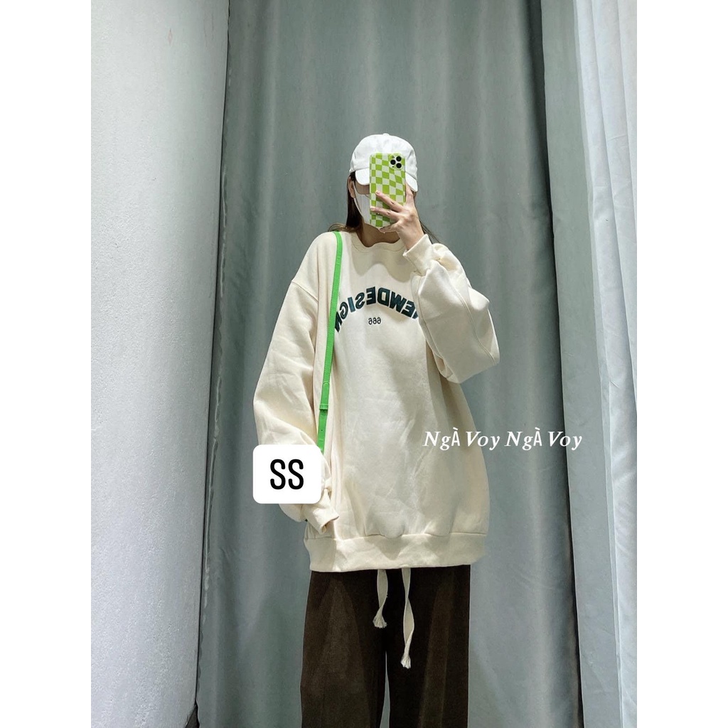 Áo Sweater Nỉ Nam Nữ Form Rộng Tay Dài Unisex Samsam4896