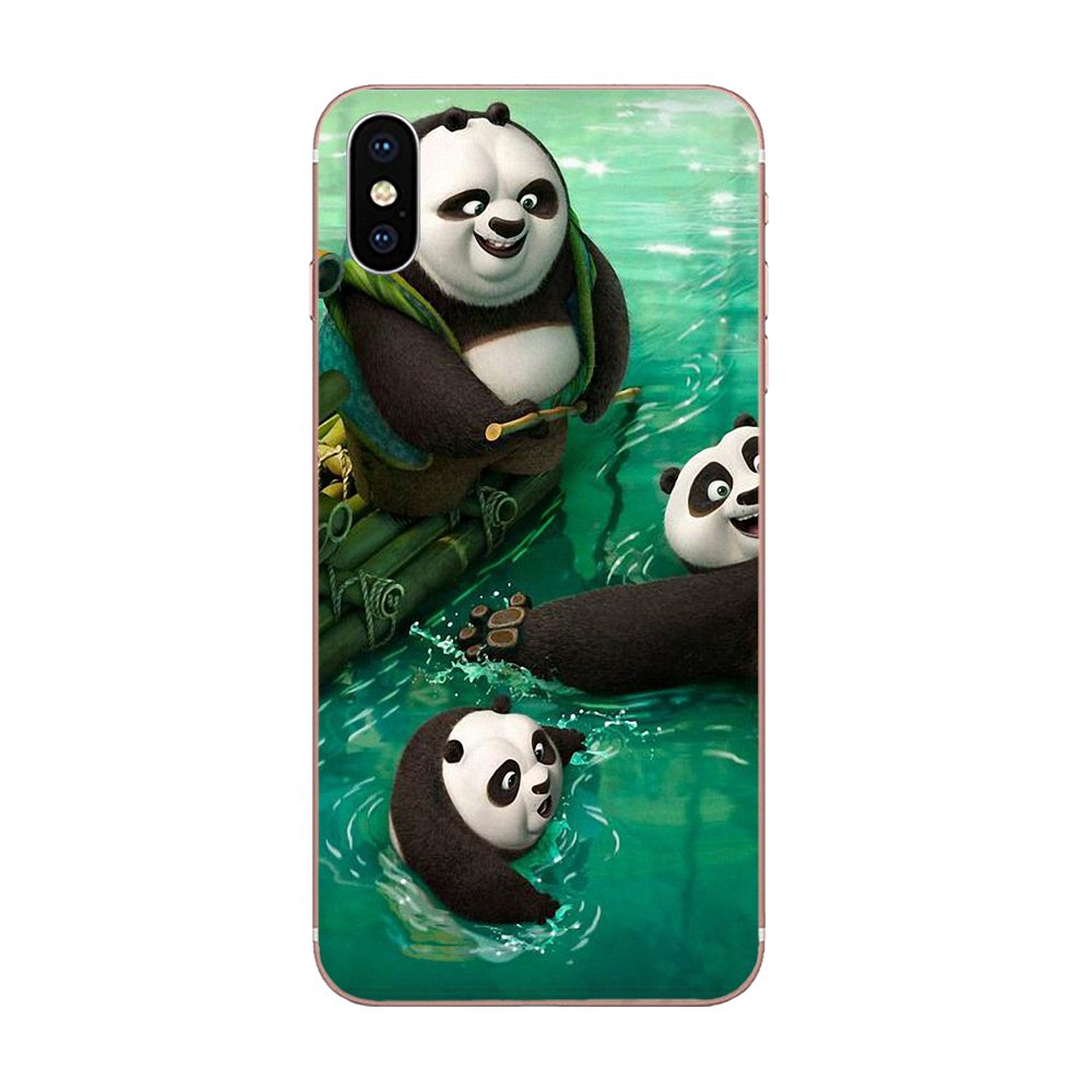 Ốp Lưng Tpu In Hình Gấu Trúc Dễ Thương Cho Apple Iphone 11 Pro X Xs Max Xr 4 4s 5 5c 5s Se Se2 6 6s 7 8 Plus