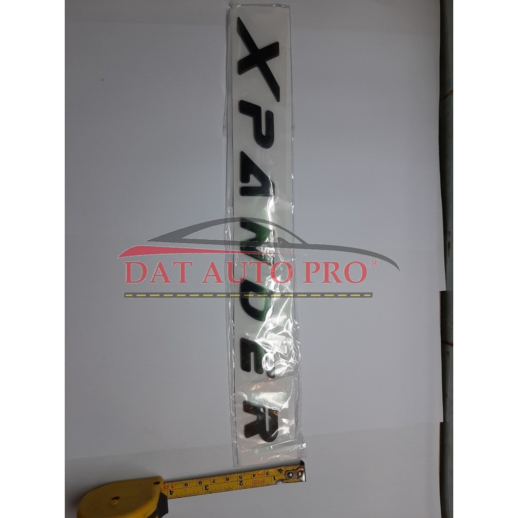 Tem logo chữ nổi 3D XPANDER trang trí xe ô tô