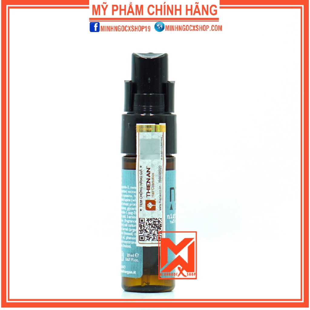 ✅[ NASHI-CHÍNH HÃNG ] XỊT DƯỠNG CHỐNG RỤNG KÍCH MỌC TÓC LIỀU 7 NGÀY NASHI ARGAN 7 NIGHT PROGRAM 20ML