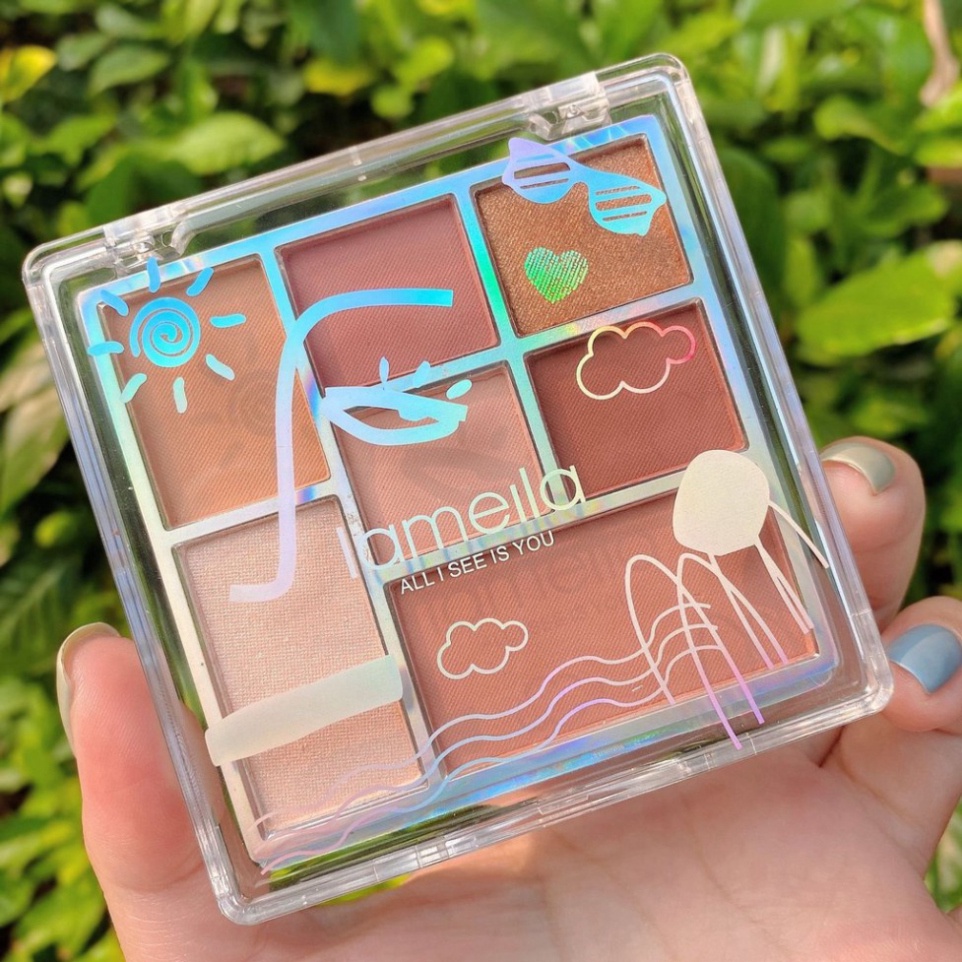 Phấn Mắt 7 Ô Nội Địa Trung Chính Hãng Lameila Thành Phố Biển Trời 5082 EYESHADOW LPM4 | BigBuy360 - bigbuy360.vn