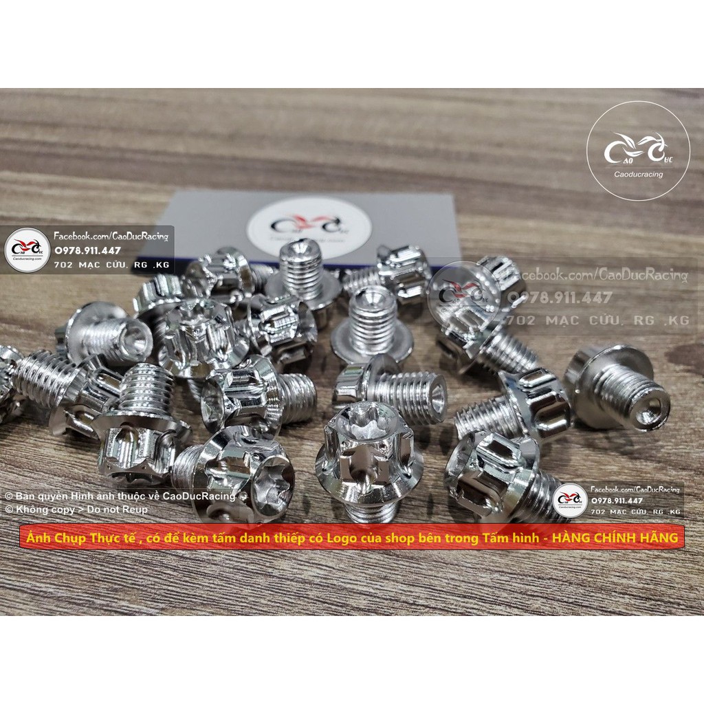 ốc kiếng 10ly ren xuôi salaya inox trắng 304 mẫu S3