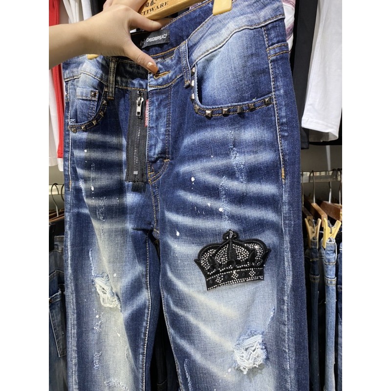 {HOT} QUẦN JEAN BIKER VƯƠNG MIỆN ( Màu xanh và đen) | BigBuy360 - bigbuy360.vn