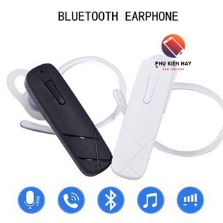 Tai nghe Bluetooth không dây 1 bên - Âm thanh stereo sống động, giọng nói trong - Lọc tiếng ồn