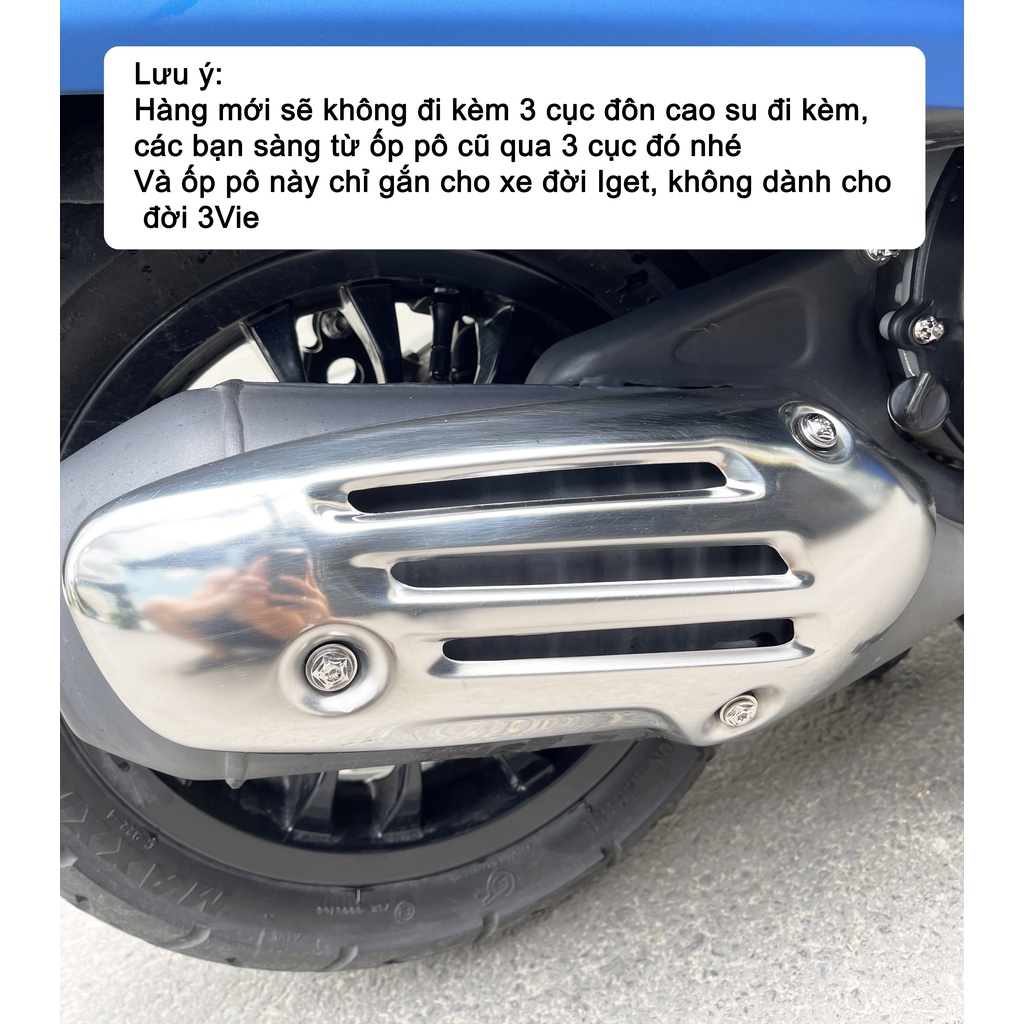 Ốp pô zin Iget cho xe Vespa Sprint, Primavera, Notte và S125 đời iget
