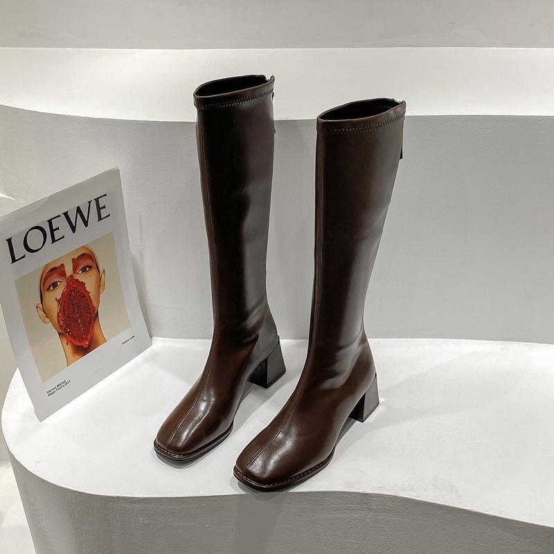 Bốt đùi nữ 5 phân ,bốt da quảng châu loại 1