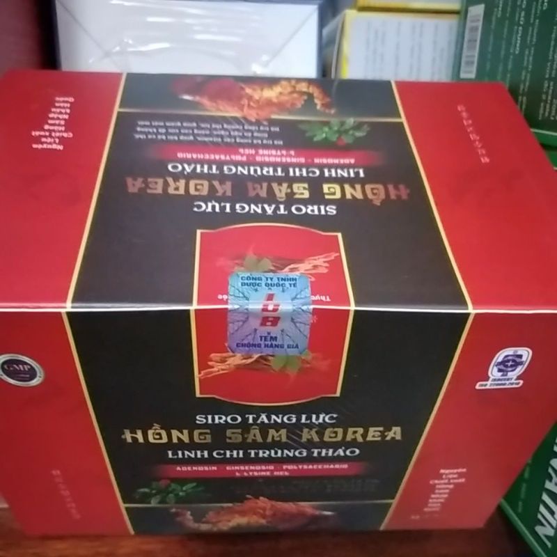 SIRO TĂNG LỰC HỒNG SÂM KOREA LINH CHI TRÙNG THẢO hộp 30 gói - Bổ sung vitamin, giúp ăn ngon, nâng cao đề kháng, giảm mệt