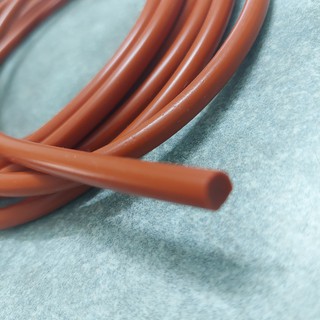 Ron chỉ silicon màu đỏ, dạng tròn