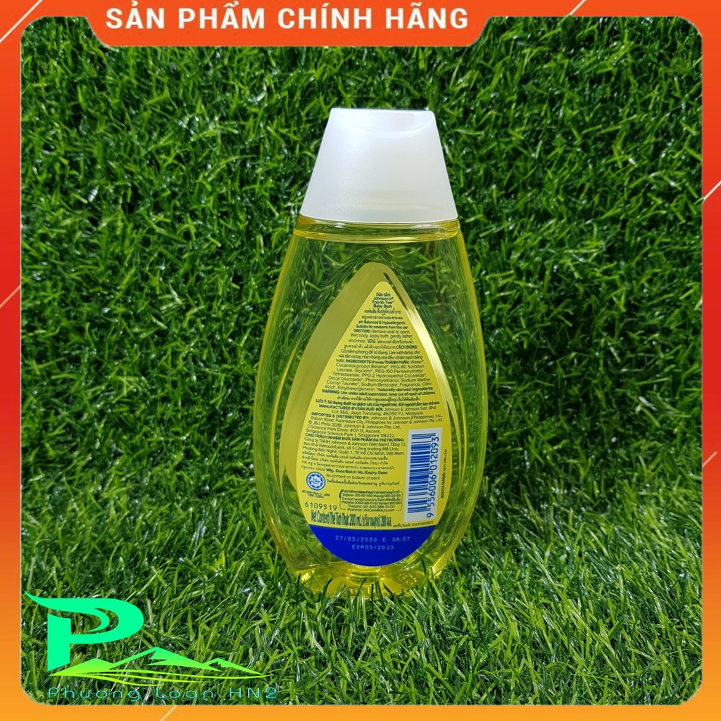 Sữa tắm gội Johnson's 200ml