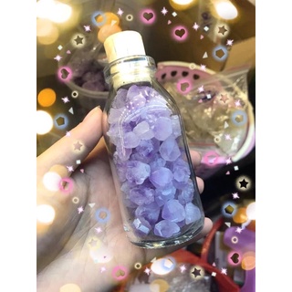 Vụn tím thô Amethyst thanh tẩy handmade