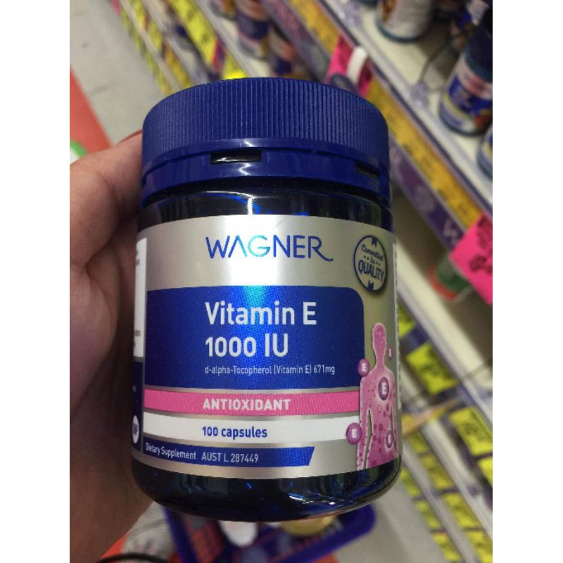 (Cam kết chuẩn Auth) Vitamin E 1000 IU VAGNER