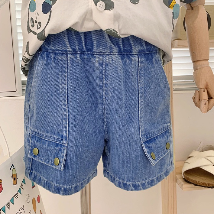 Quần đùi jean quần short jean bé trai , bé gái từ 7kg- 22kg QK21