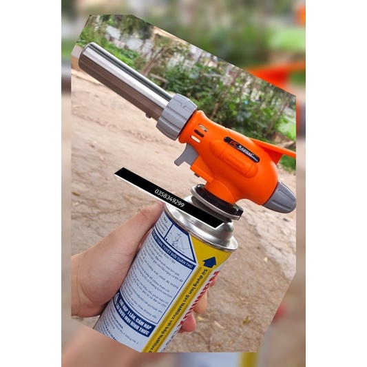 Đầu Khò Ga Kapusi Nhật Bản Cao Cấp  Đánh Lửa Tự Động, Bảo hành 12 tháng.